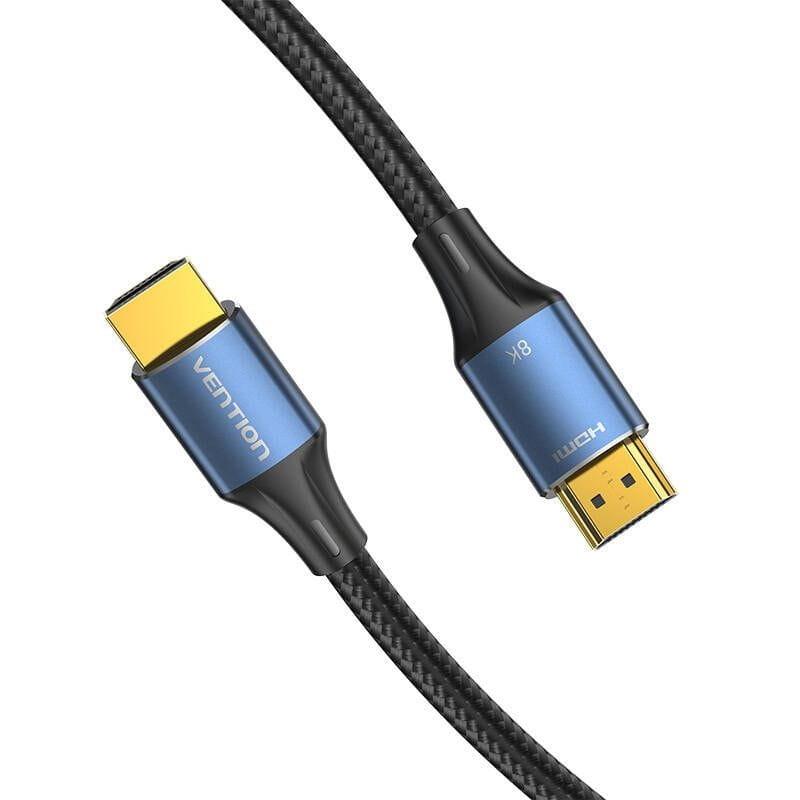 Vention ALGLH 2m Azul - Detalhe do cabo HDMI 2.1