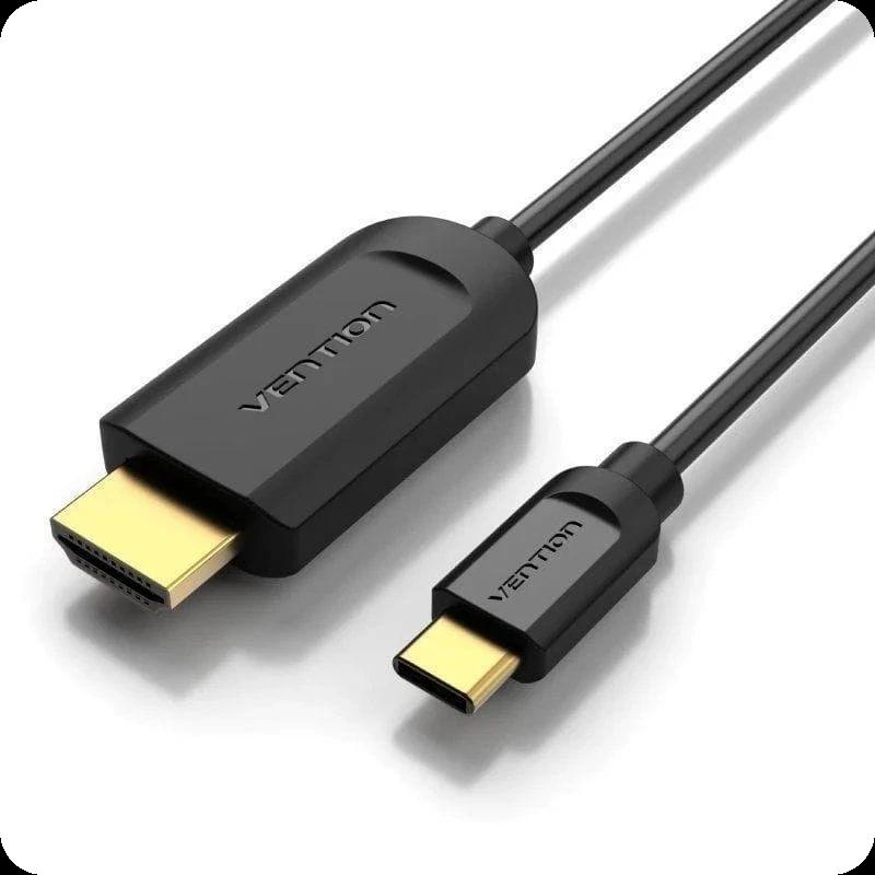 Vention CGUBF HDMI 1.4 USB Type-C mâle - HDMI mâle 1m noir - Câble noir
