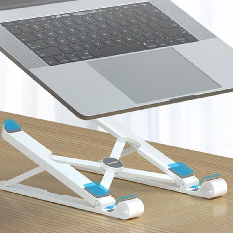 Vention KDNW0 Blanco - Soporte para Portátil imagen con el portátil