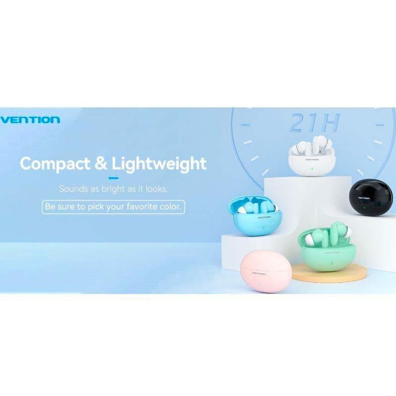 Auriculares Bluetooth TWS Vention NBFP0 Rosa y otros colores disponibles