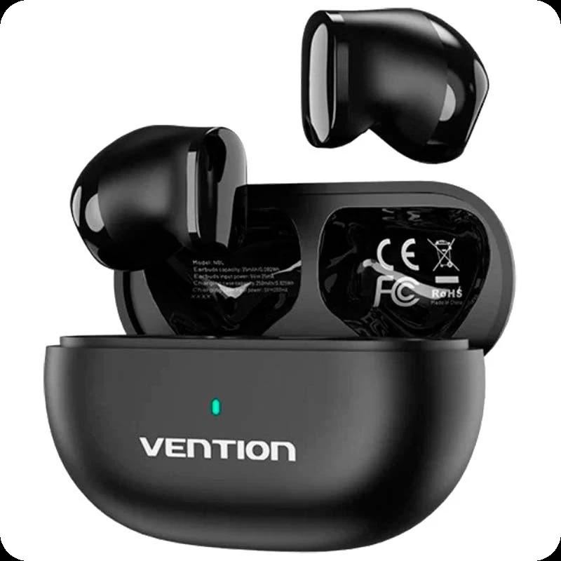 Auriculares Bluetooth TWS Vention Tiny T12 Negro