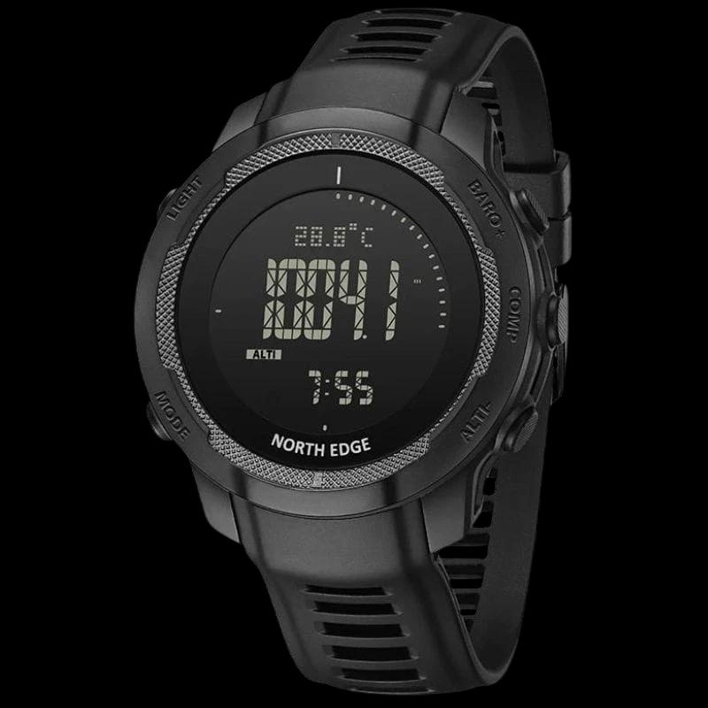 North Edge Vertico Preto - Relógio digital