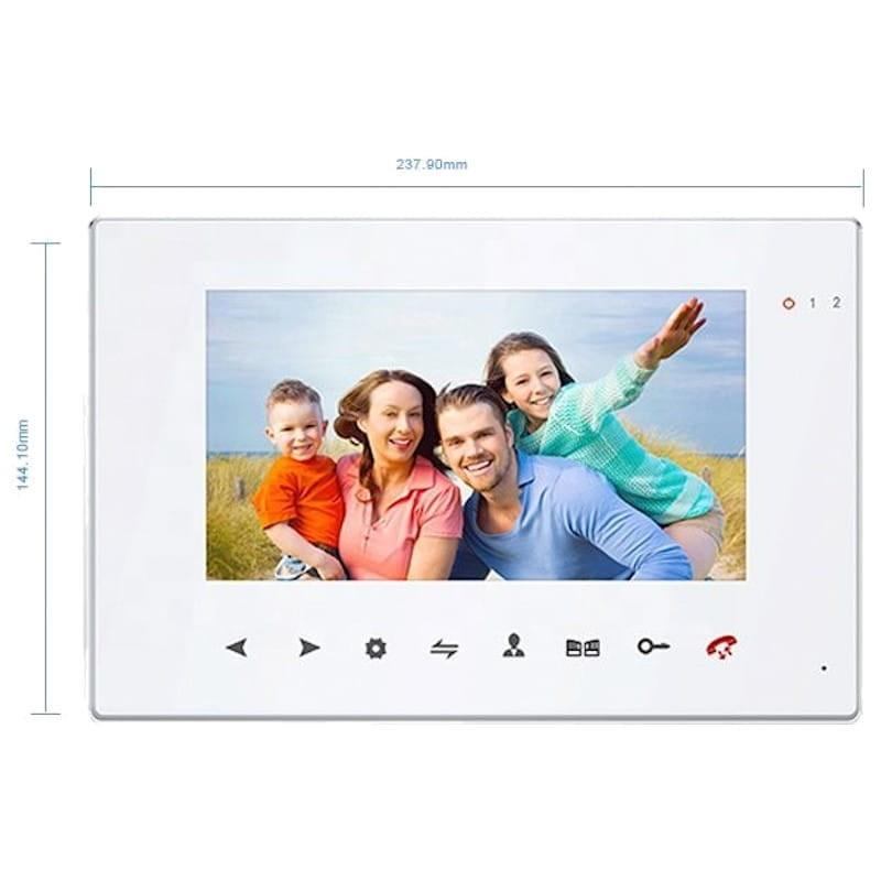 Vídeoporteiro Inteligente S.Smart 86714SEM + Campainha 84201CPAHD - Dimensões