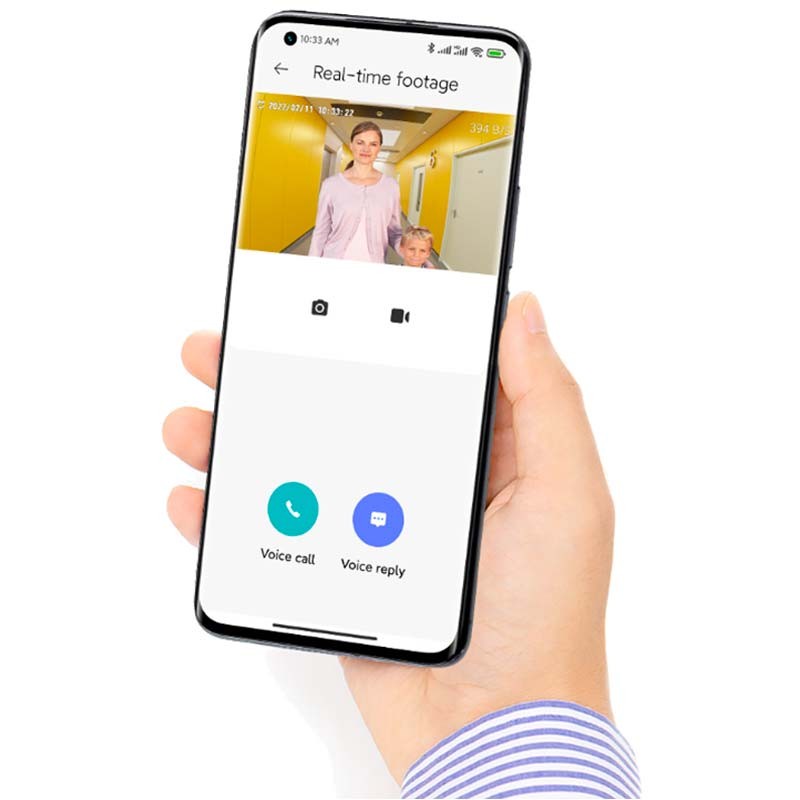 Vídeo Porteiro Wifi Sem Fio Xiaomi Smart Doorbell 3 - Acesso remoto