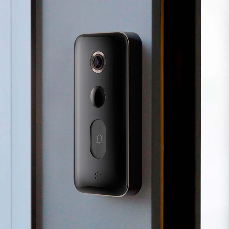 Vídeo Porteiro Wifi Sem Fio Xiaomi Smart Doorbell 3 - Foto real