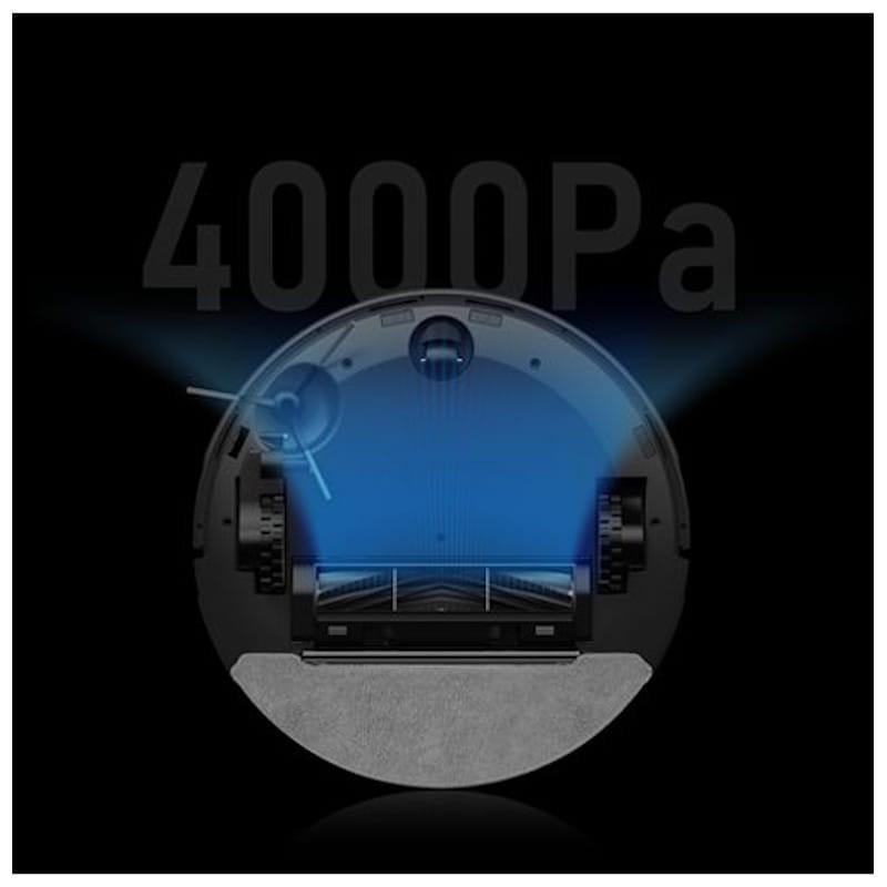 Robô aspirador de pó Viomi Vacuum V5 Pro fundo preto