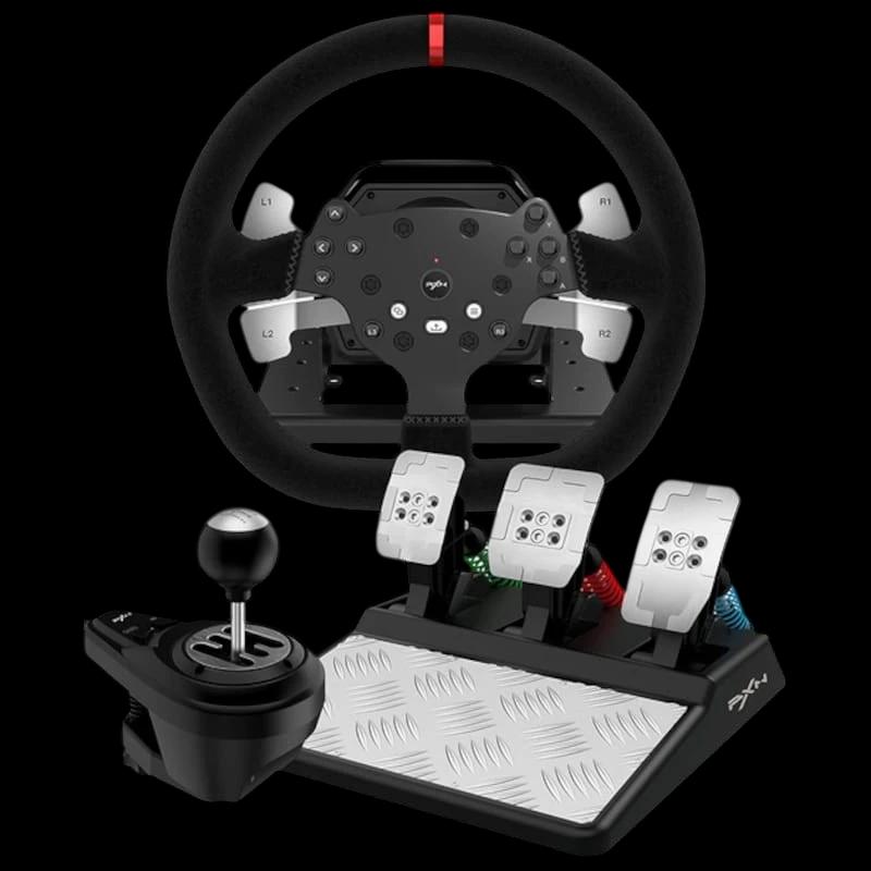 PXN-V10(3IN1) Negro - Volante de Carreras 3 en 1