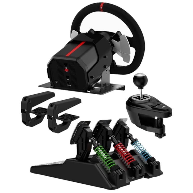 Palanca de PXN-V10(3IN1) Negro - Volante de Carreras 3 en 1