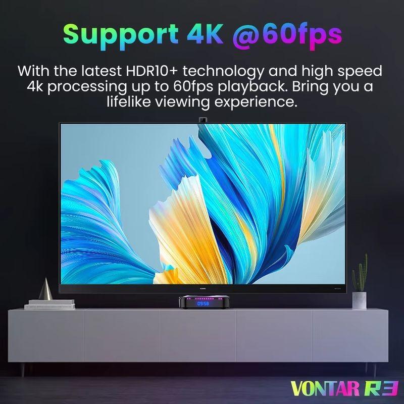 Excellente qualité d'image de Vontar R3 RK3528 4Go/32Go WiFi6 Android 13.0 - Android TV