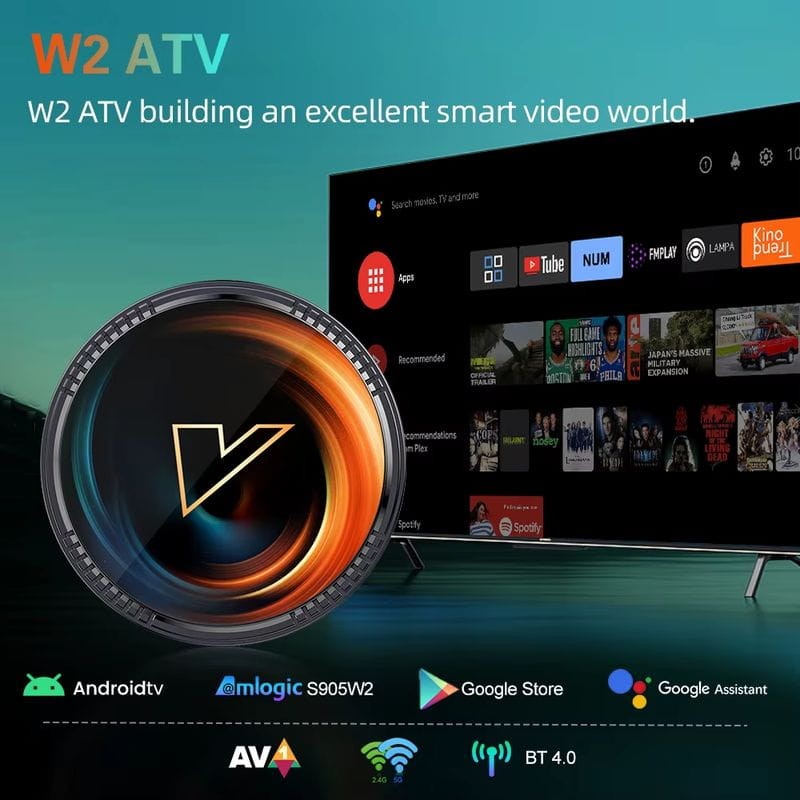 Apps de Vontar W2 ATV S905W2 2GB/16GB Dual WiFi Android 11.0 - Android TV