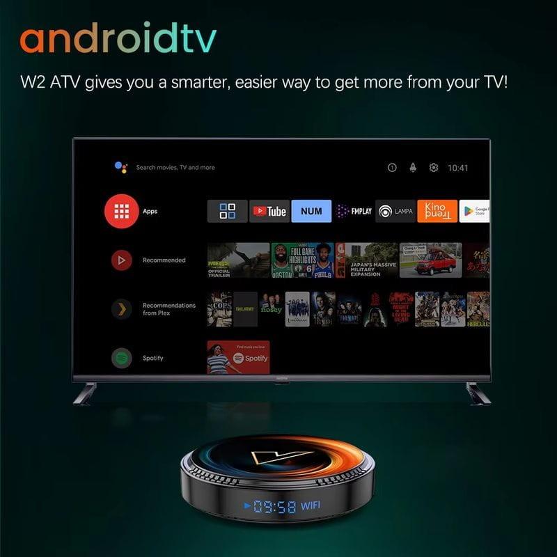 Android de Vontar W2 ATV S905W2 2GB/16GB Dual WiFi Android 11.0 - Android TV