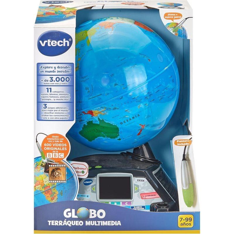 Caja de Vtech Globo interactivo multimedia Azul - Globo terráqueo