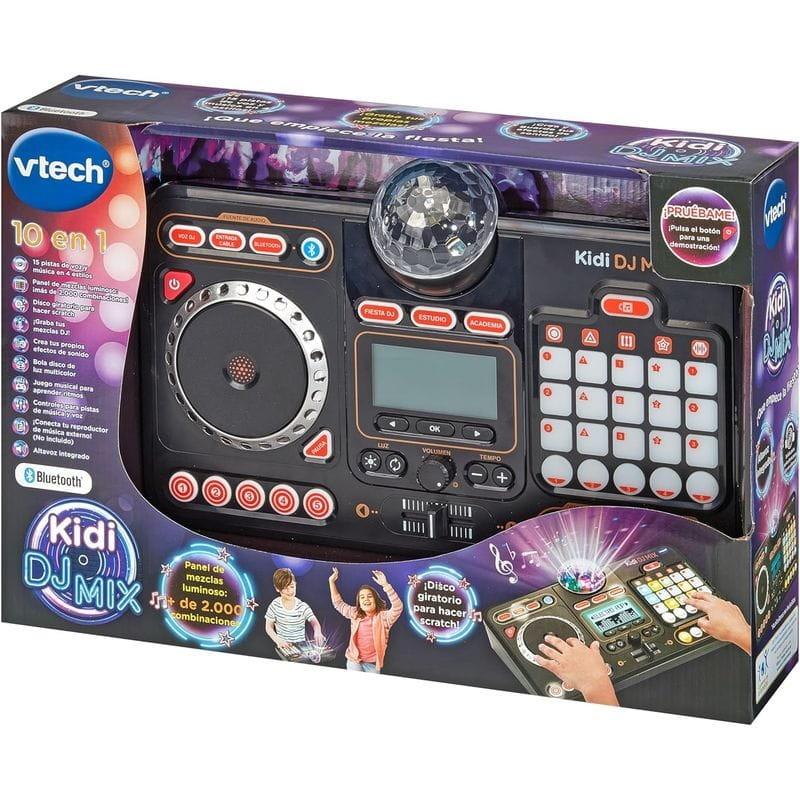 Caja de Vtech Kidi DJ Mix Mesa de mezclas Negro