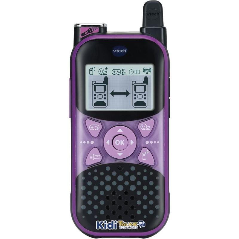 Violeta de Vtech KidiTalkie Explorer Rosa/Violeta- Walkie talkie