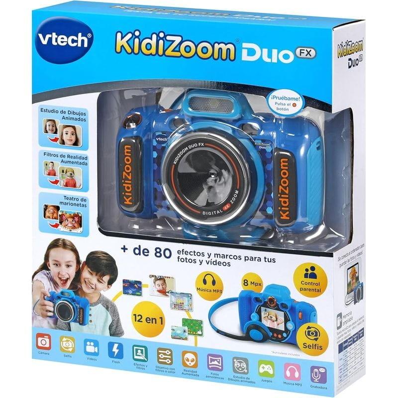 Caja de Vtech Kidizoom Duo FX 12 en 1 Azul - Cámara Infantil