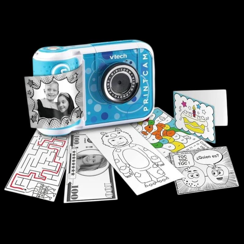 Vtech Kidizoom Print Cam Azul - Cámara de fotos infantil instantánea