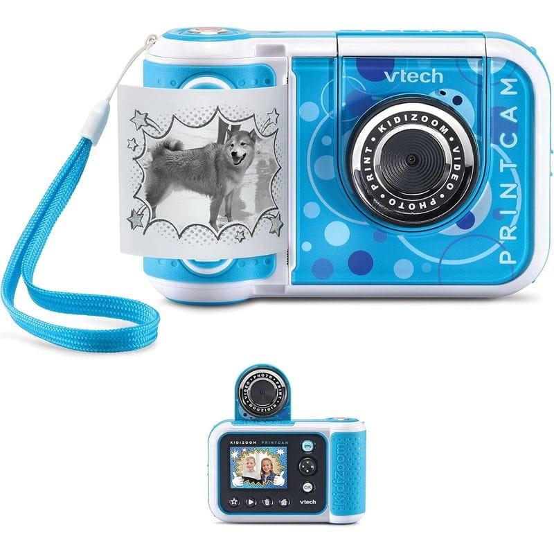 Frontal de Vtech Kidizoom Print Cam Azul - Cámara de fotos infantil instantánea