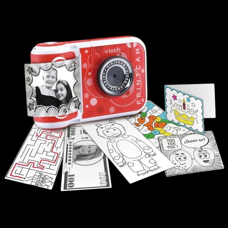 Vtech Kidizoom Print Cam Rouge - Appareil photo instantané pour enfants