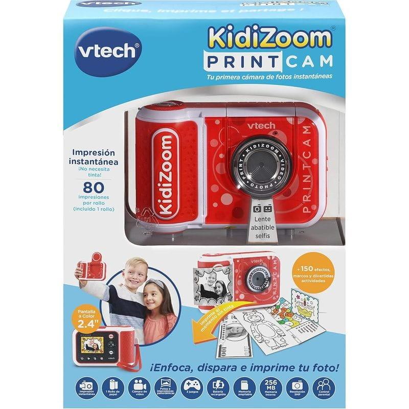 Boîte de Vtech Kidizoom Print Cam Rouge - Appareil photo instantané pour enfants