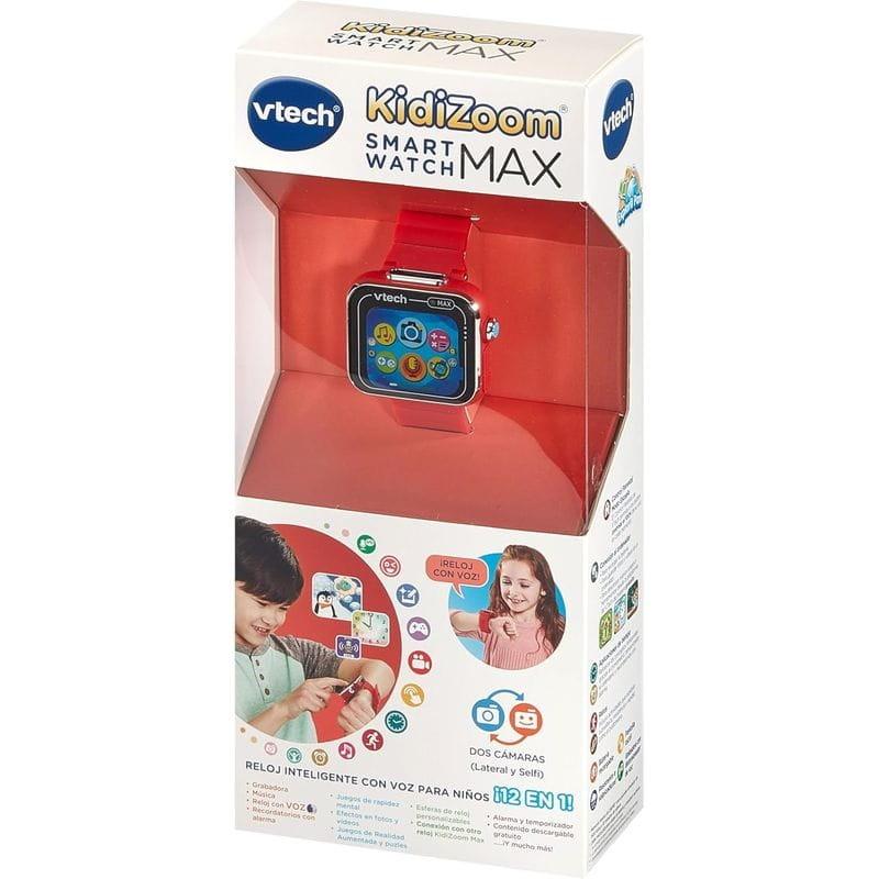 Caja de Vtech KidiZoom Smartwatch MAX Rojo - Reloj Inteligente