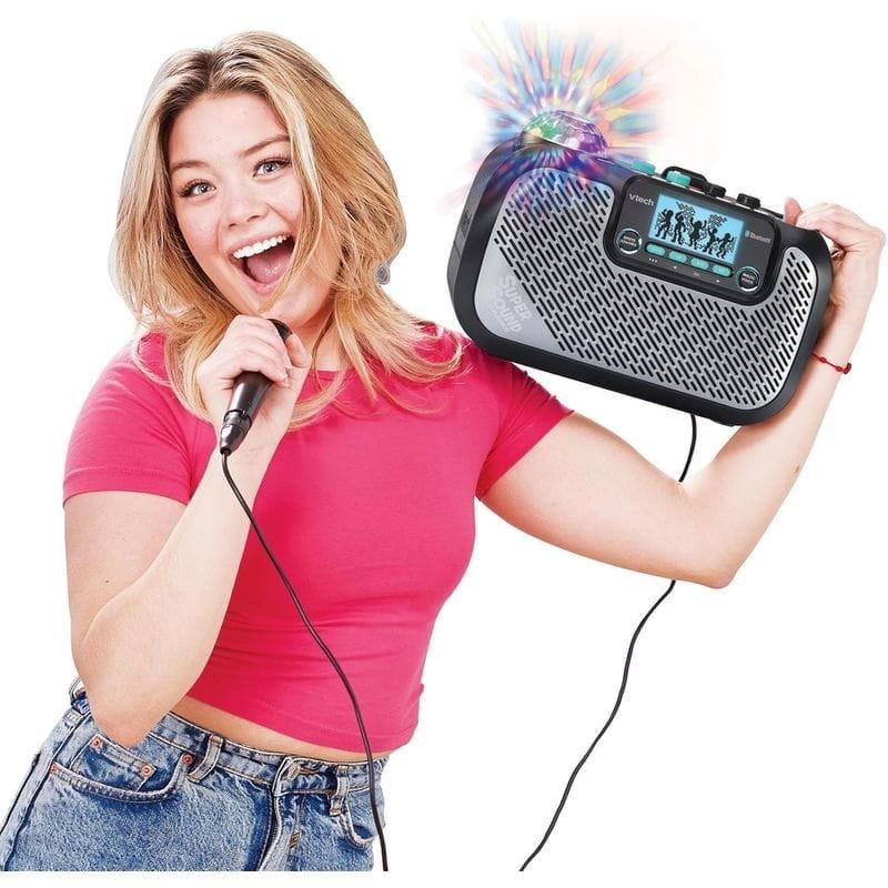 Potente Vtech Super Sound Karaoke Negro