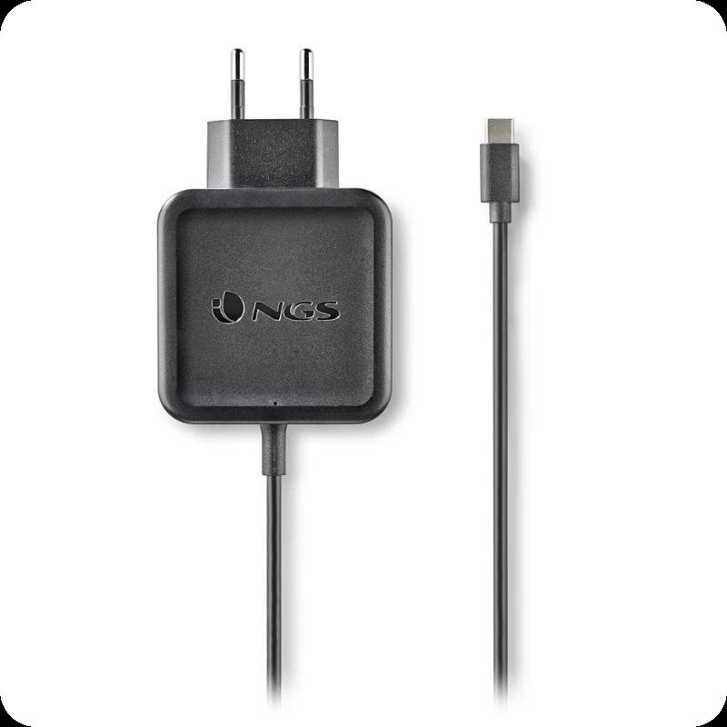 NGS W-45W TYPEC 45W USB F Negro - Cargador portátil
