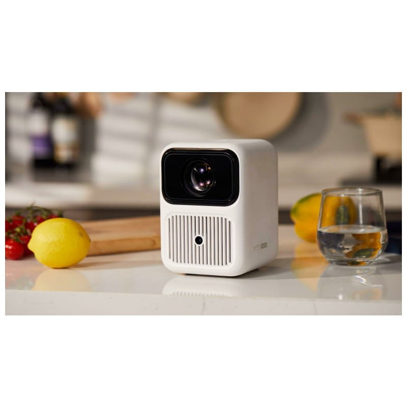 Wanbo Dali 1 White - Projetor portátil de imagem na cozinha
