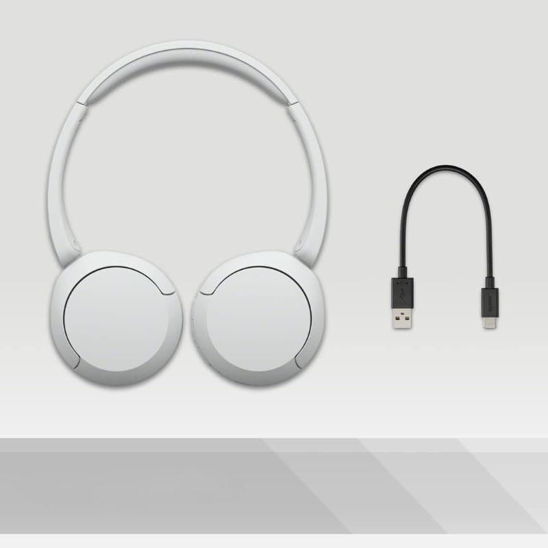 Sony WH-CH520 Blanco - Auriculares Bluetooth imagen del contenido de la caja