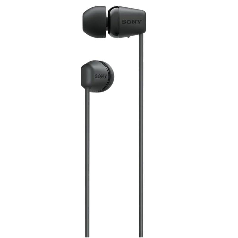 Sony WI-C100 Sports Negro - Auriculares Bluetooth detalle de los auriculares