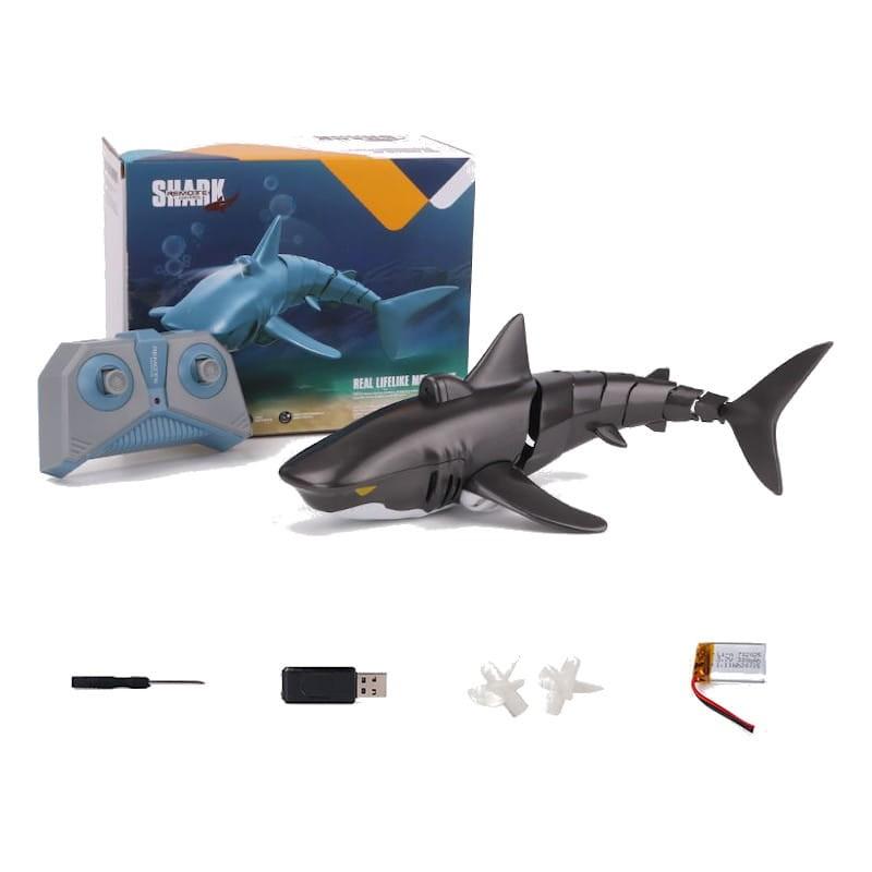 Contenido de la caja de WLtoys  T12-1 - Tiburón radiocontrol