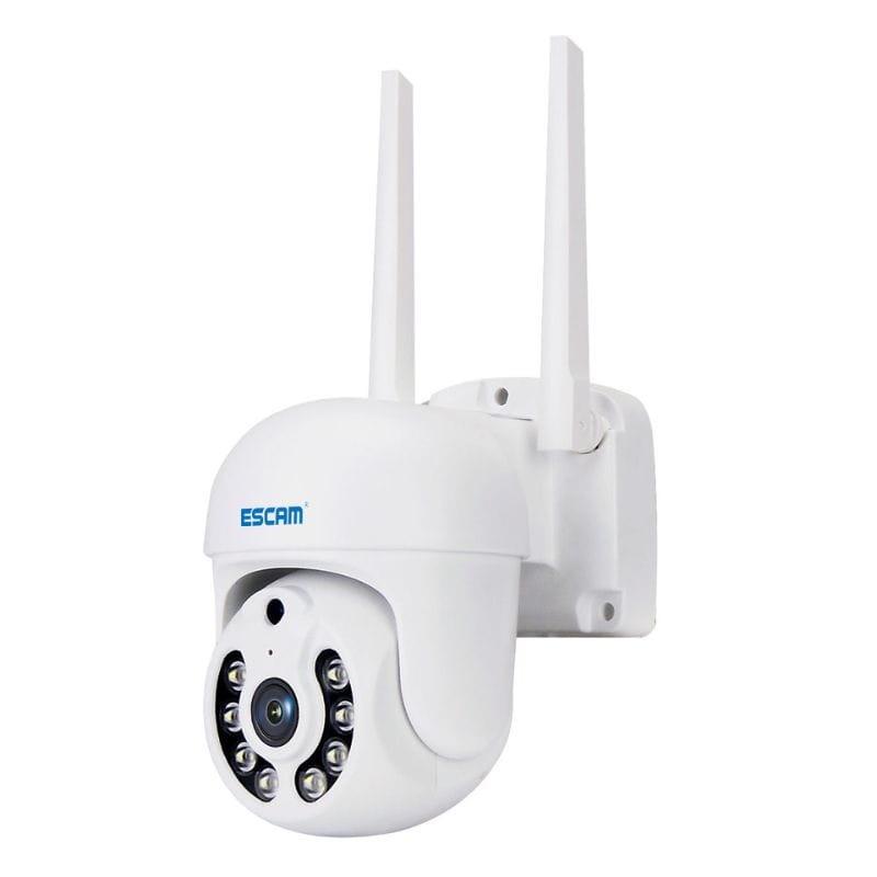 Kit de videovigilância IP Escam WNK717 Wifi 3MP 4 Câmaras Branco imagem da câmara