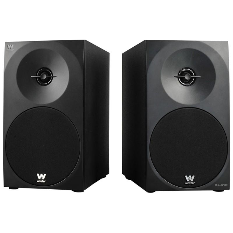 frontal del Sistema de Altavoces 2.0 Woxter Dynamic Line DL-410 Black