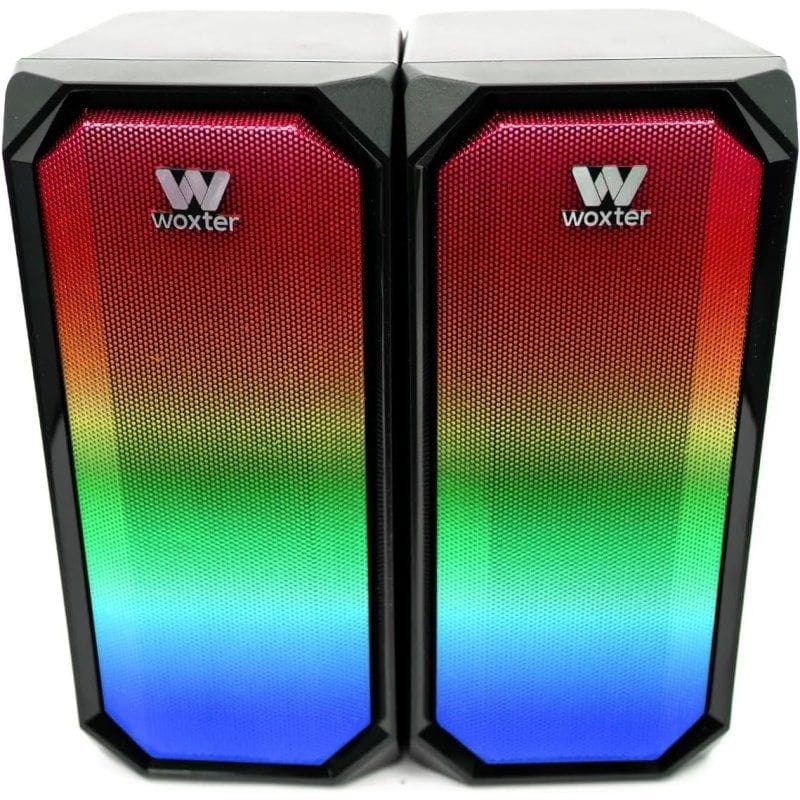 Woxter BIG BASS 97 BT - Altavoces PC rojo y azul