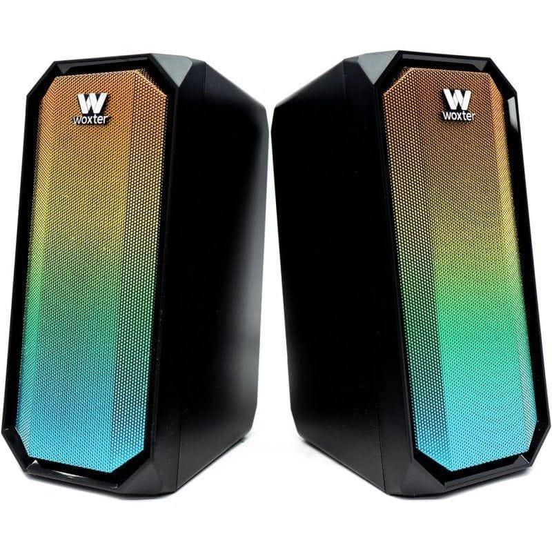 Woxter BIG BASS 97 BT - Altavoces PC imagen frontal naranja azul