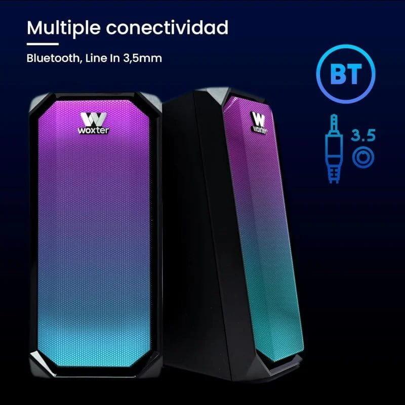 Woxter BIG BASS 97 BT - Altavoces PC multiconectividad