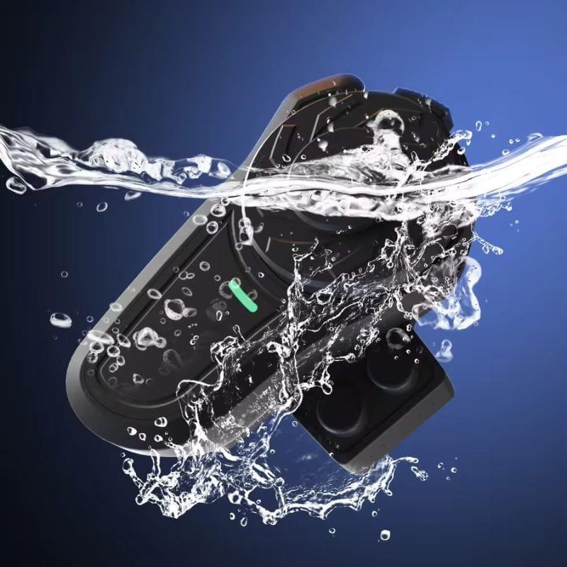 Hysnox X2 Bluetooth 5.0 Noir - Interphone étanche pour motos