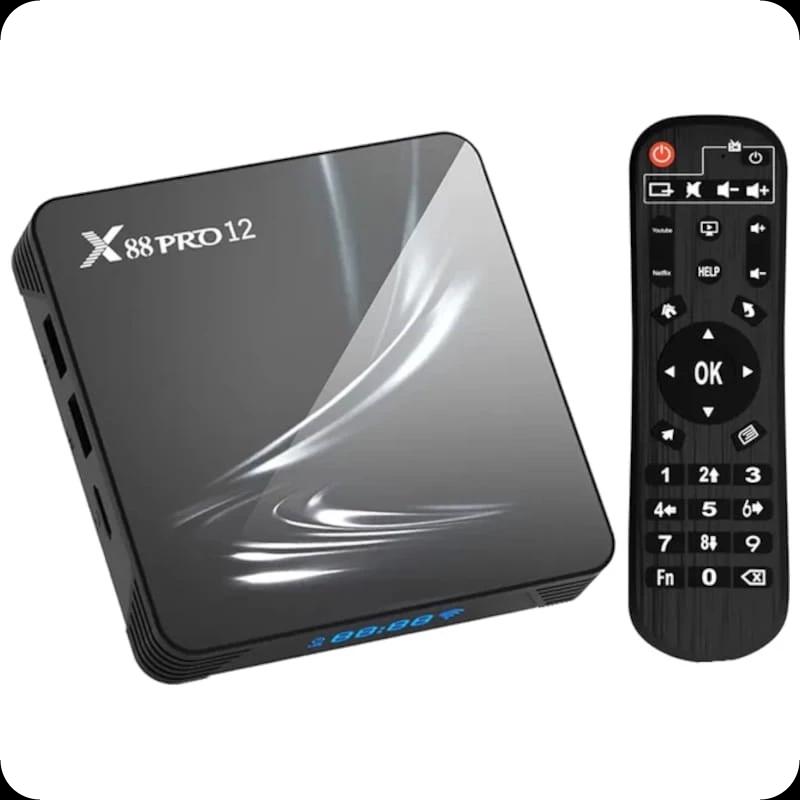 X88 Pro 12 RK3318/4Go/64Go Android 12 - Android TV