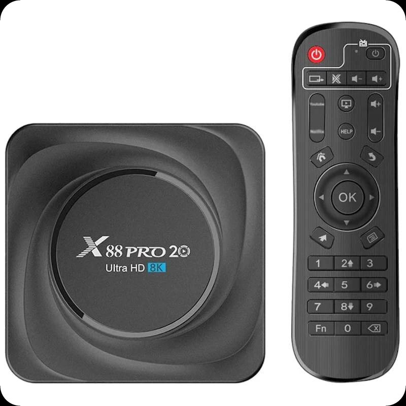X88 Pro 20 8GB/128GB 4K Dual Wifi Bluetooth Android 11 - Android TV