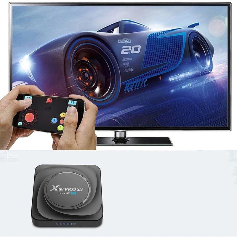Procesador de X88 Pro 20 8GB/128GB 4K Dual Wifi Bluetooth Android 11 - Android TV