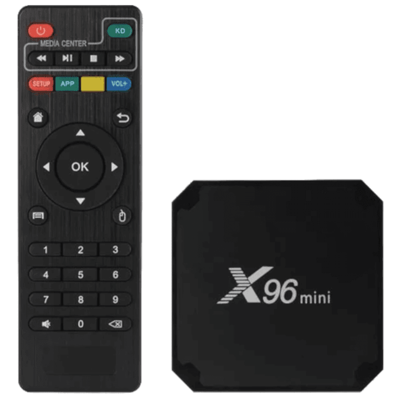 Mando y X96 Mini 4K 2GB/16GB Android 9 - Android TV