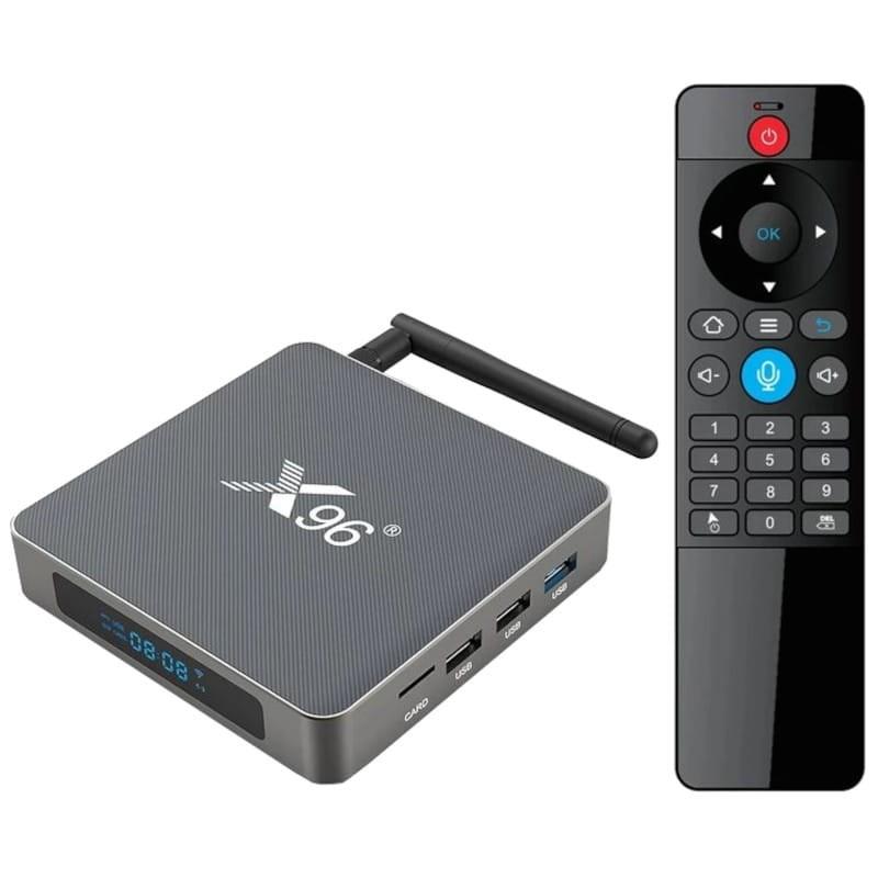 Mando de X96 X6 RK3566 8GB/64GB Dual Wifi Bluetooth Control por Voz Android 11 - Android TV