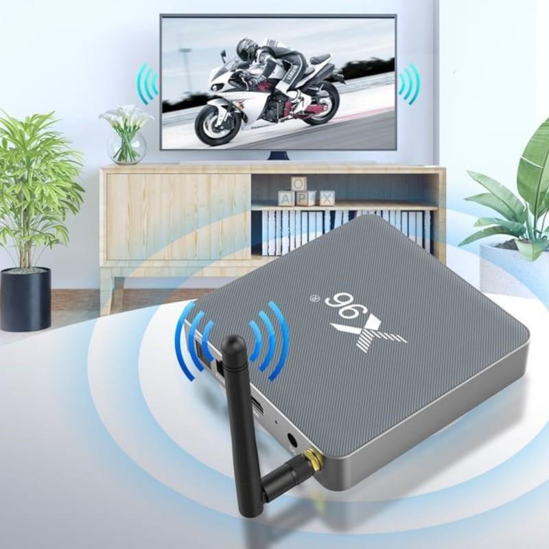 Gran calidad de X96 X6 RK3566 8GB/64GB Dual Wifi Bluetooth Control por Voz Android 11 - Android TV