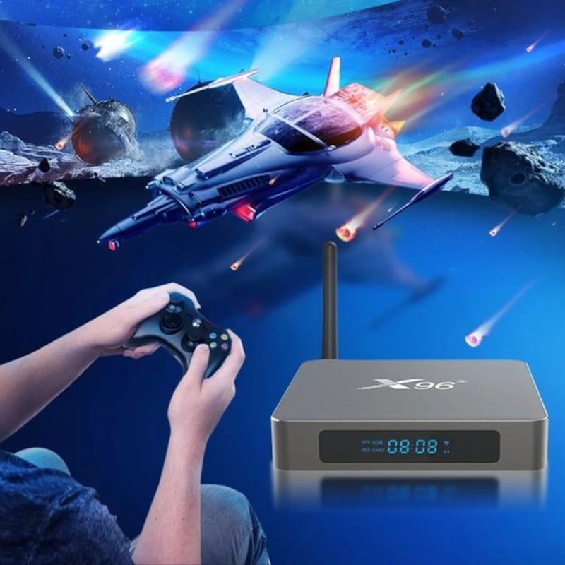 Juegos de X96 X6 RK3566 8GB/64GB Dual Wifi Bluetooth Control por Voz Android 11 - Android TV
