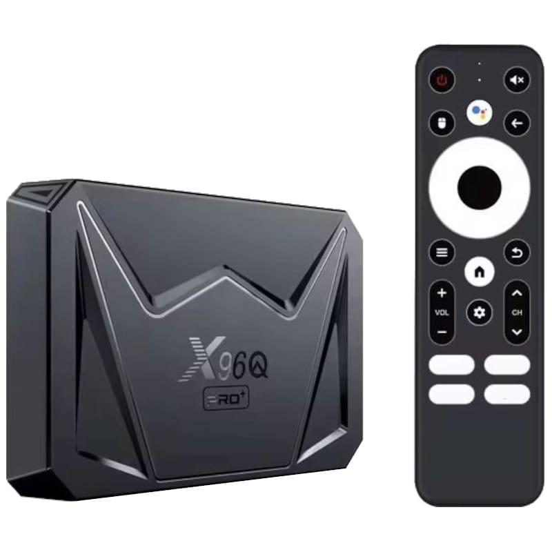 Mando de X96Q Pro Plus H728 4GB/64GB Wifi Dual Android 14 Negro - Android TV
