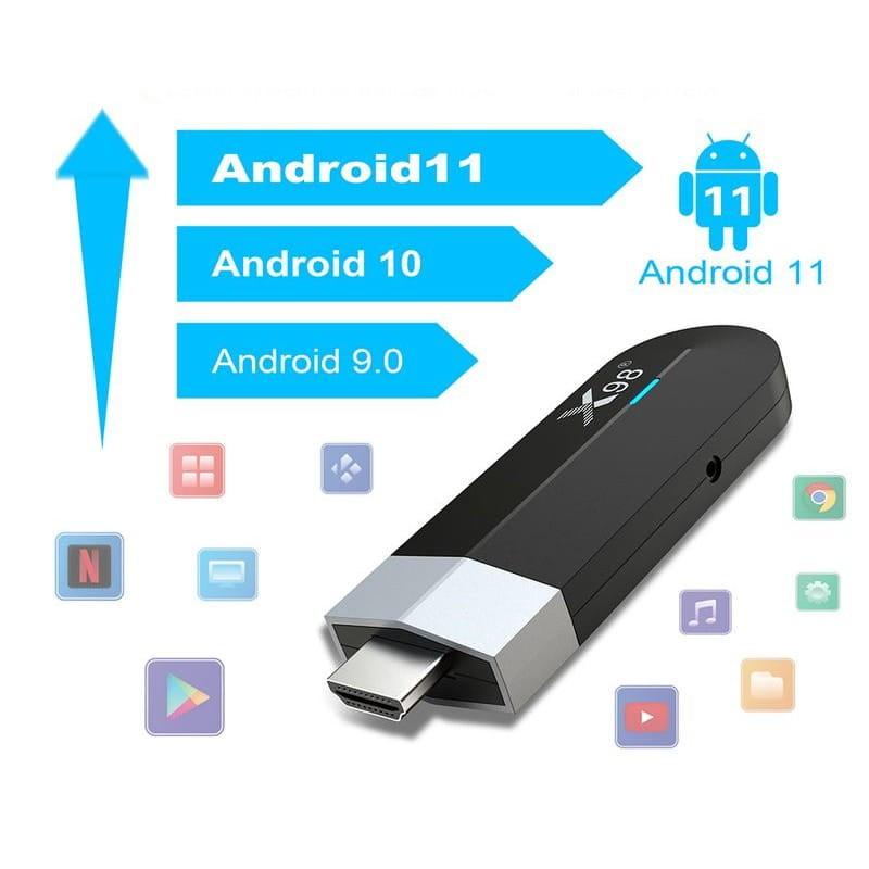 X98 S500 TV Stick S905Y4 2GB/16GB Android 11 - Android TV - Android