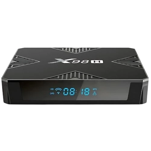 X98H H618 4GB/32GB Dual Band Bluetooth Android 12 Negro - Android TV