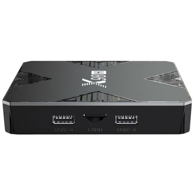 Trasera de X98H H618 2GB/16GB Dual Band Bluetooth Android 12 Negro - Android TV