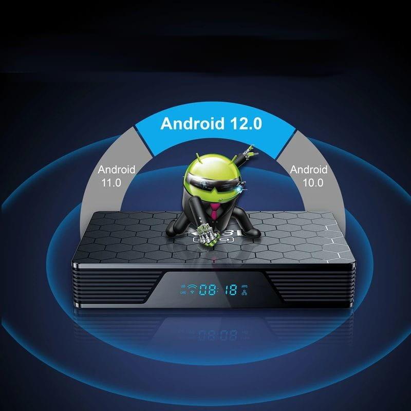 X98H Pro H618/4GB/64GB/WiFi 6/ Android 12 - Android TV - Android