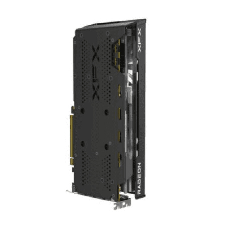 Perspectiva trasera de la Tarjeta gráfica XFX RX-78TSWFTFP AMD Radeon RX 7800 XT 16GB GDDR6