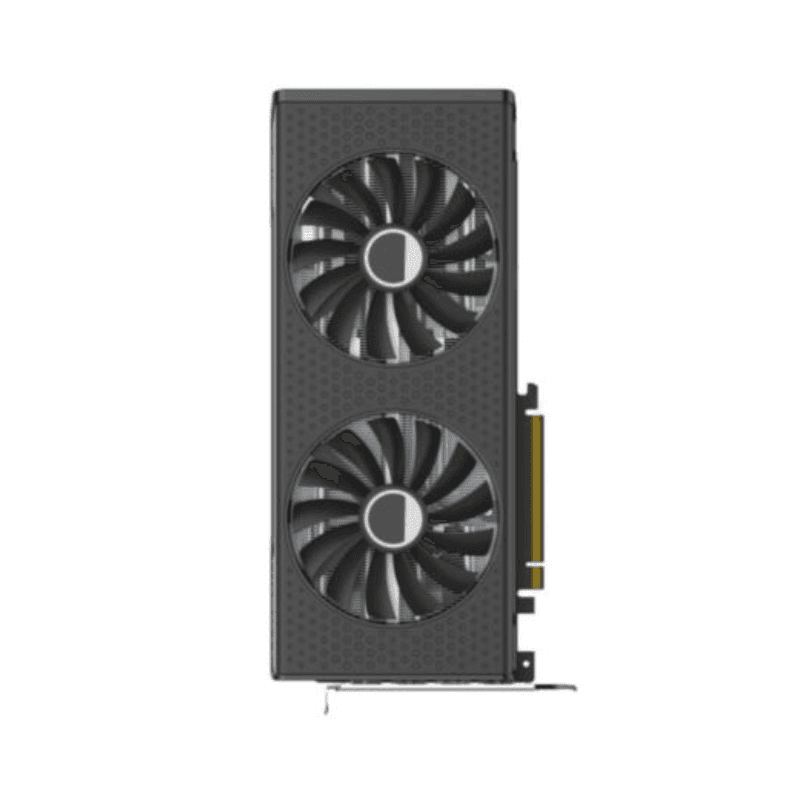 Vista frontal de la Tarjeta gráfica XFX RX-78TSWFTFP AMD Radeon RX 7800 XT 16GB GDDR6